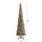 12ft. Pre-Lit Flocked Artificial Pencil Christmas Tree, Clear Lights